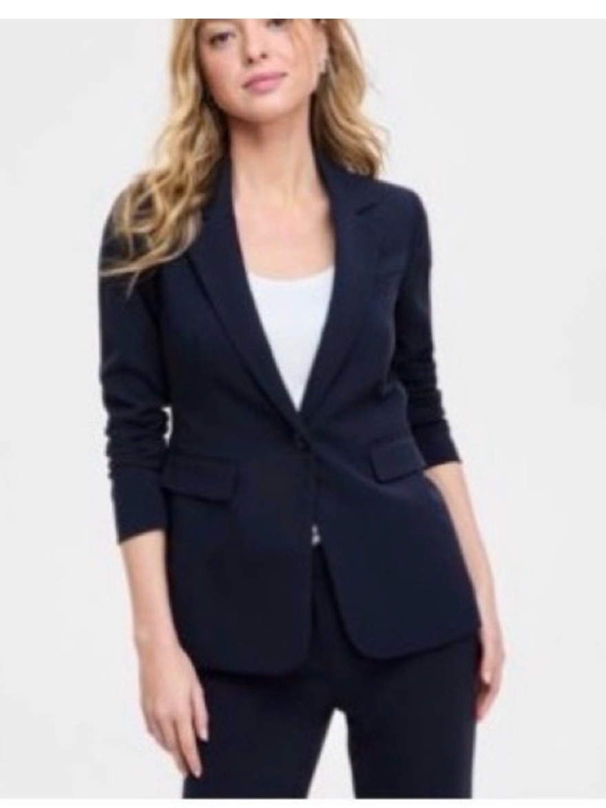 Navy Blazer & Pant Suit Set